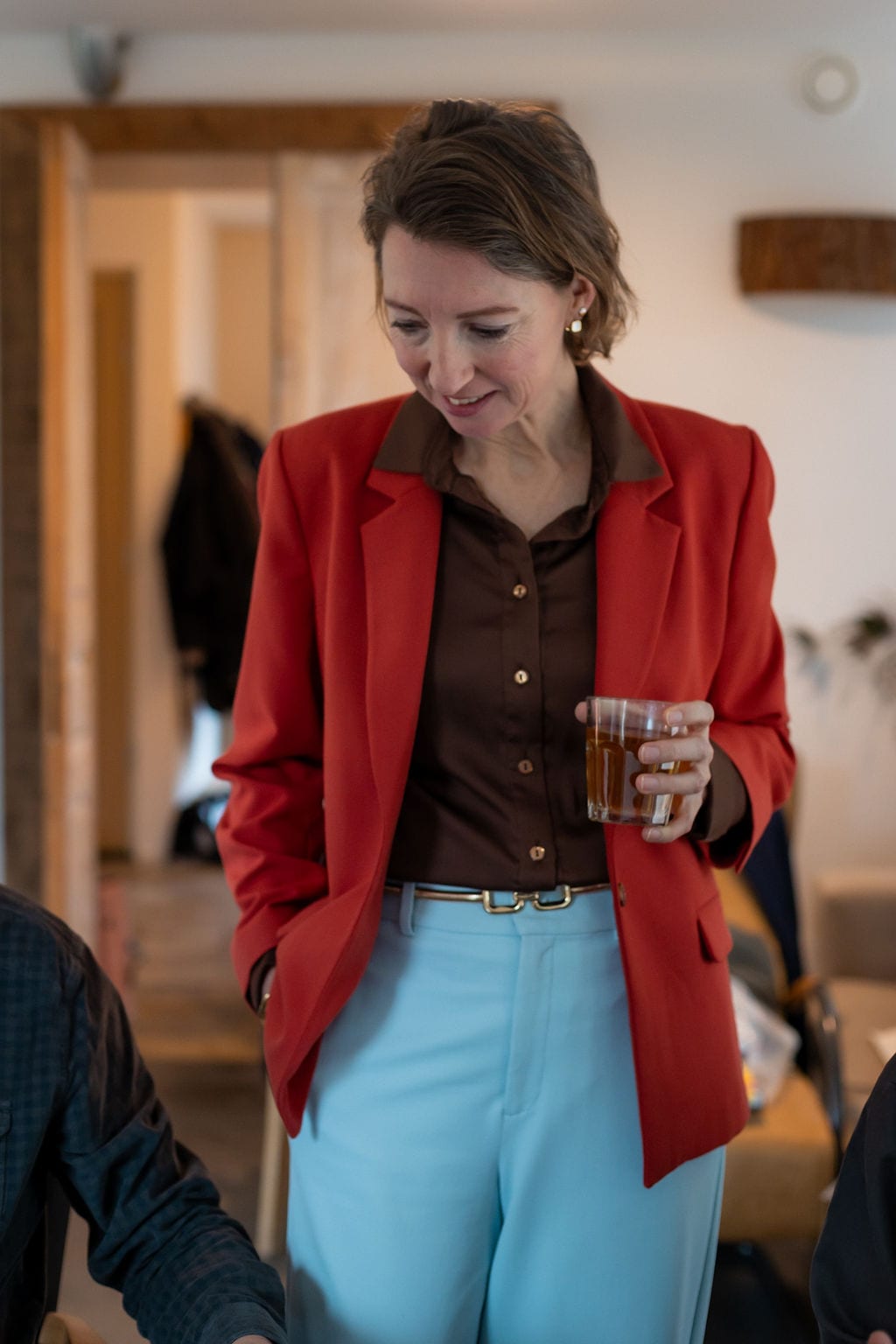 Teamoverleg tijdens een leiderschapstraject