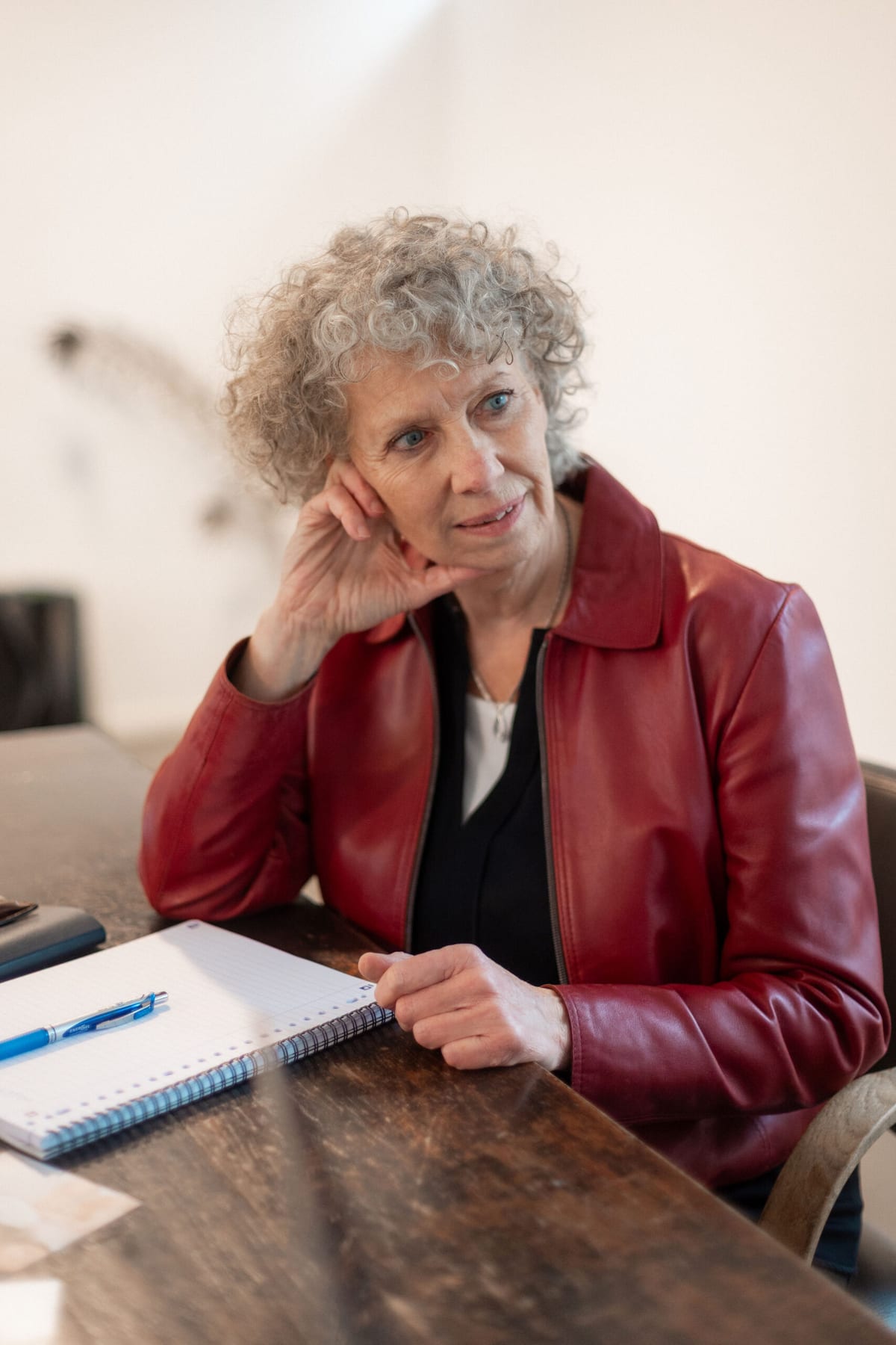 Deelnemer tijdens een sessie Positief Leiderschap