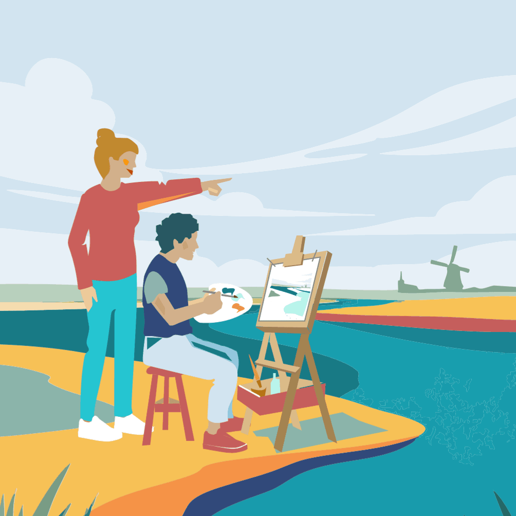 Illustratie Groeien in Vaardigheden